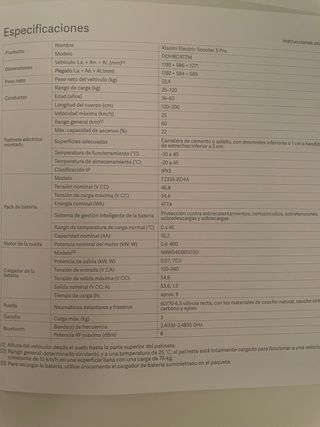 Patinete Eléctrico Xiaomi 5 Pro *Incluye casco*