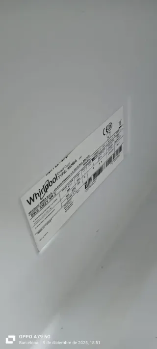 Nevera Whirlpool 1 Puerta No Frost