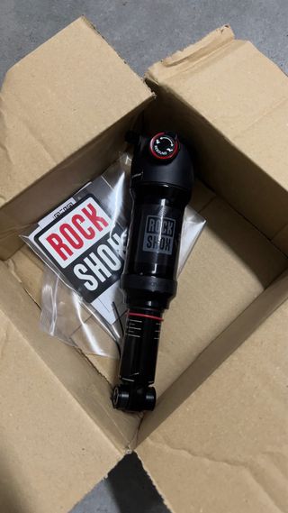 Amortecedor RockShox deluxe select185x55 estragado