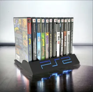 Soporte PS2 Fat y soporte para un mando wii