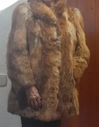 Chaquetón tipo visón marrón