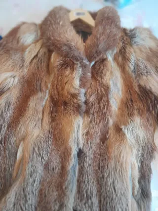 Chaquetón tipo visón marrón