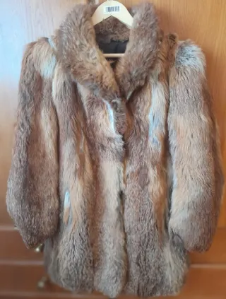 Chaquetón tipo visón marrón