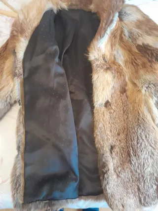 Chaquetón tipo visón marrón