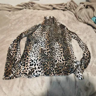 Camiseta manga larga estampado animal