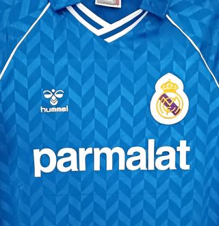 Camisa Real Madrid Butragueño azul