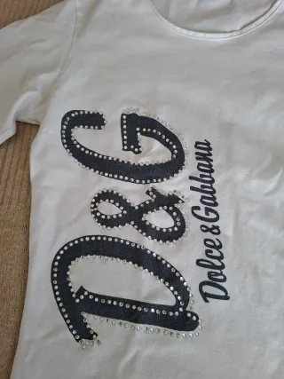 Camiseta de manga larga D&G Dolce & Gabbana con pe