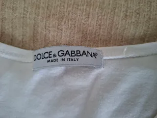 Camiseta de manga larga D&G Dolce & Gabbana con pe