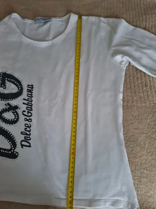 Camiseta de manga larga D&G Dolce & Gabbana con pe