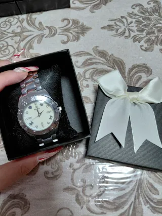 Reloj Tous Oso Mujer Plata y Blanco