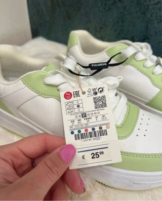 Zapatillas Pull&Bear Verde y Blanco