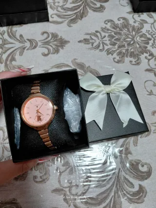 Reloj Tous Oso Dorado y Rosa Mujer