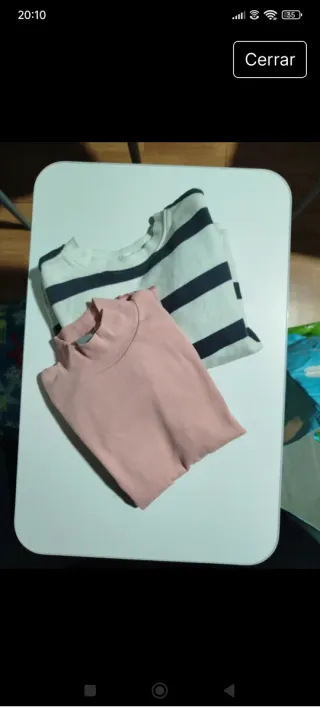 Lote 2 jerseys niña