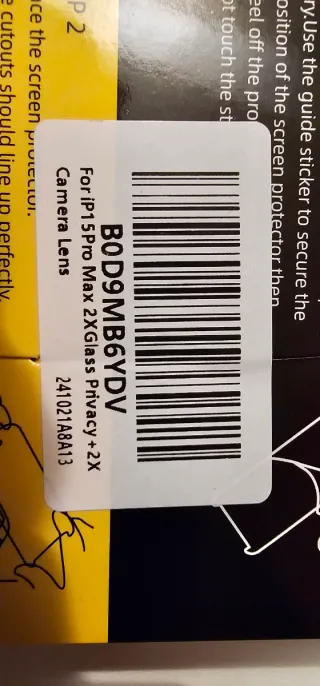 2 x Protezioni Schermo iPhone 15 Pro NEW'C