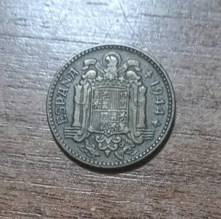 Moneda 1 Peseta 1944