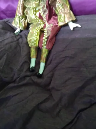 Muñeco Pierrot de Porcelana