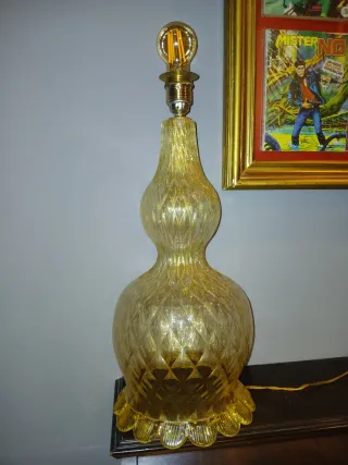 Lampada Murano Borovier & Toso Vetro Oro