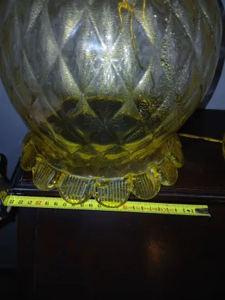 Lampada Murano Borovier & Toso Vetro Oro