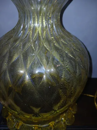 Lampada Murano Borovier & Toso Vetro Oro