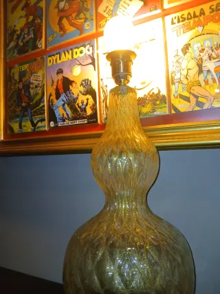 Lampada Murano Borovier & Toso Vetro Oro