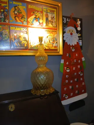 Lampada Murano Borovier & Toso Vetro Oro