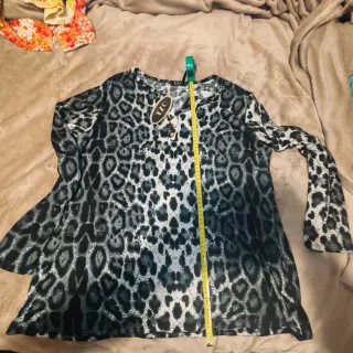 Camiseta OZZ Manga Larga Animal Print Talla XXXL