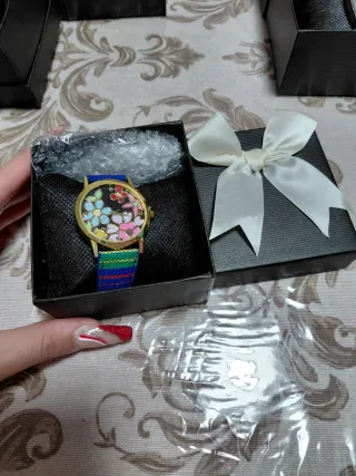 Reloj de Mujer con Diseño Floral