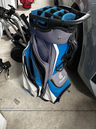 Bolsa de Golf Cleveland Azul y Gris, 14 separadore
