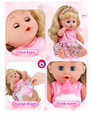 Cochecito de muñecas GAGAKU con accesorios