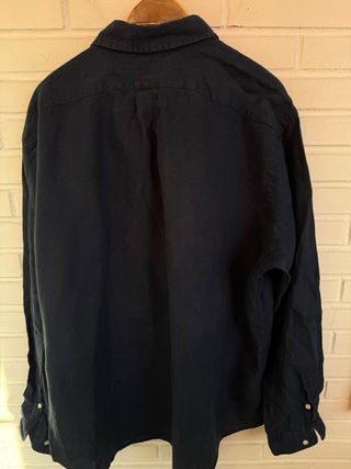 Camisa 100% lino azul marino RALPH LAUREN talla XL