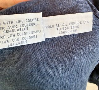 Camisa 100% lino azul marino RALPH LAUREN talla XL