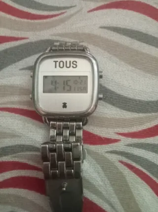 Pulsera Tous Oso Plata y Marrón