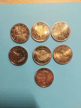 Pack ANA 7 monedas 2€ Conmemorativas SC