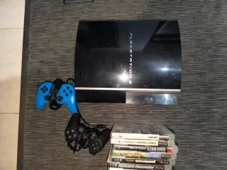 Consola PS3 Negra + 50 Juegos + 2 Mandos