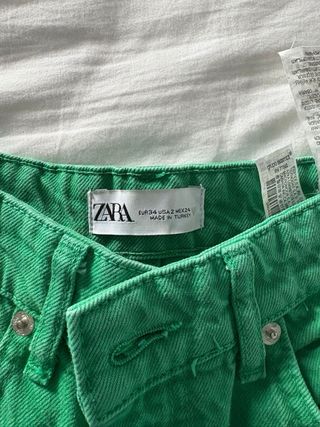 Pantalón Zara Verde
