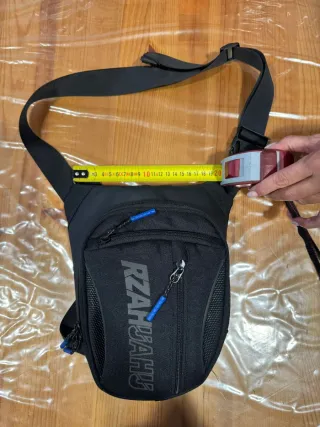 Pernera táctica moto negra