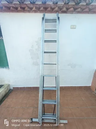 Escalera aluminio extensible