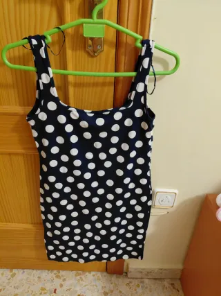 Vestido Rayas Blanco y Negro