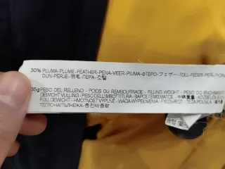 Anorak Zara Azul y Amarillo