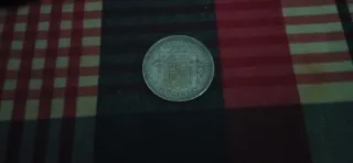 Moneda 5 Pesetas España 1870 Plata