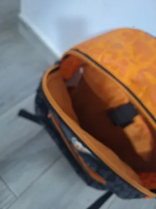 Mochila Valencia CF Negra y Naranja