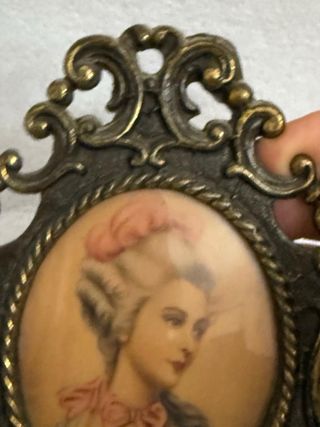 Antichi quadretti in bronzo con ritratti