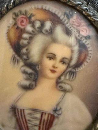 Antichi quadretti in bronzo con ritratti