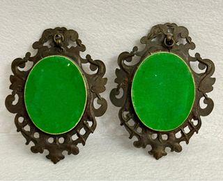 Antichi quadretti in bronzo con ritratti