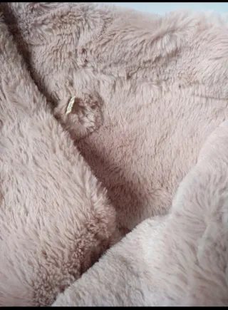 Bufanda pelo rosa palo