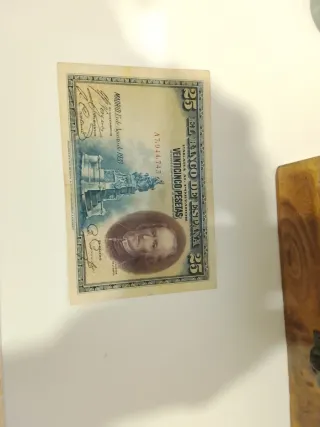 Billete 25 Pesetas Banco de España 1928