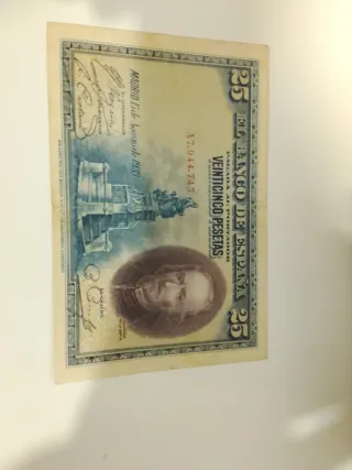 Billete 25 Pesetas Banco de España 1928