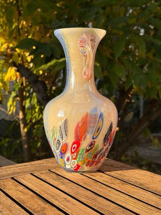 Vaso Murano Multicolor Rosa