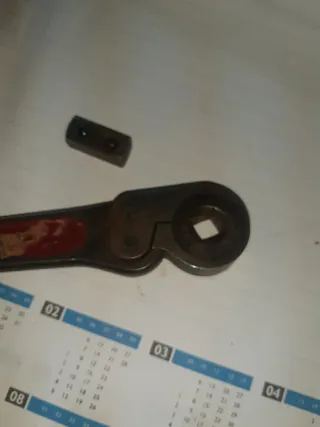 Llave de carraca antigua 1/2