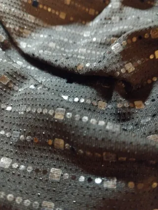 Vestido fiesta lentejuelas negro